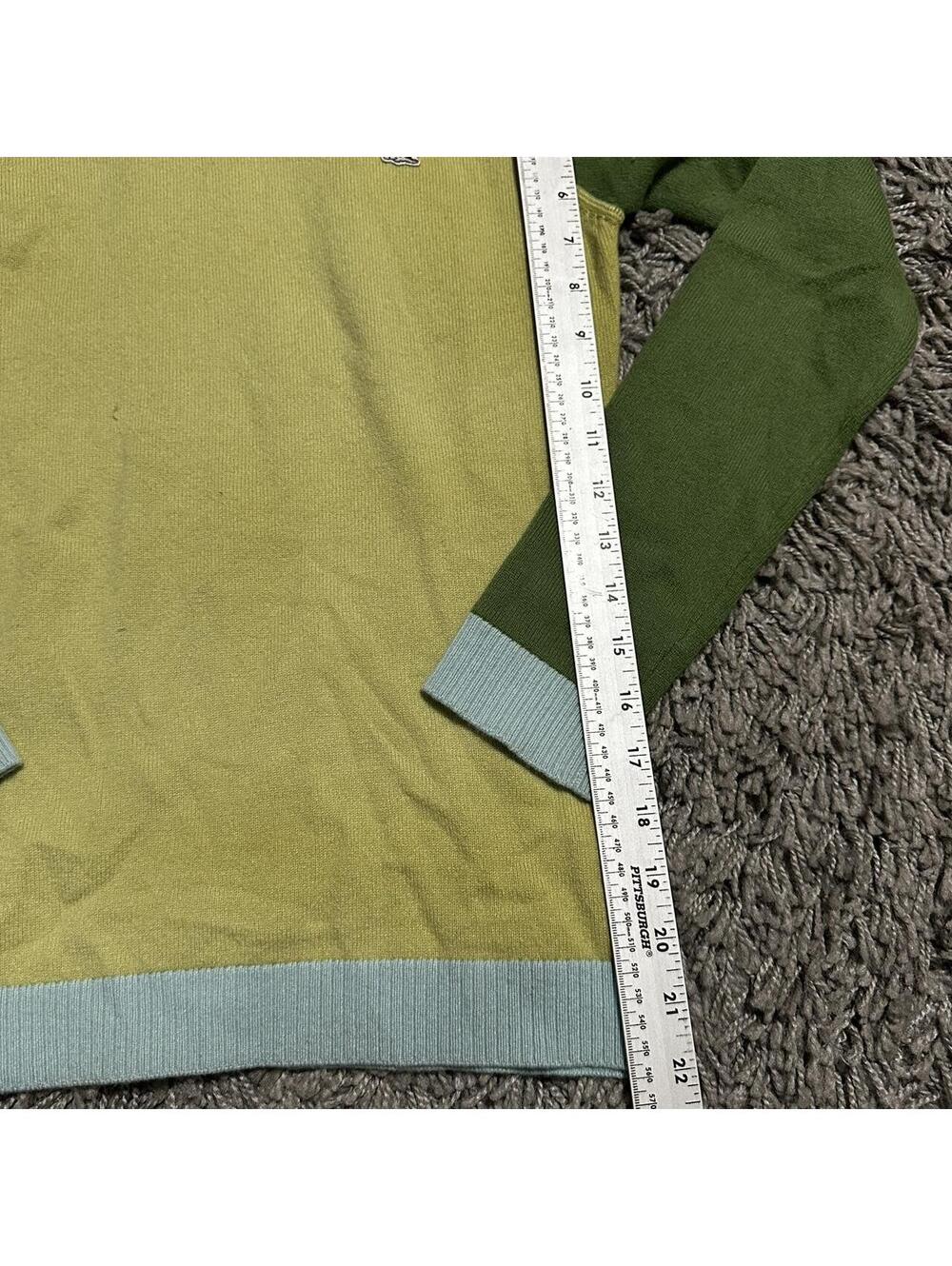 Lacoste 2000s Color block Lightweight Pullover Size M - Picture 4 of 6